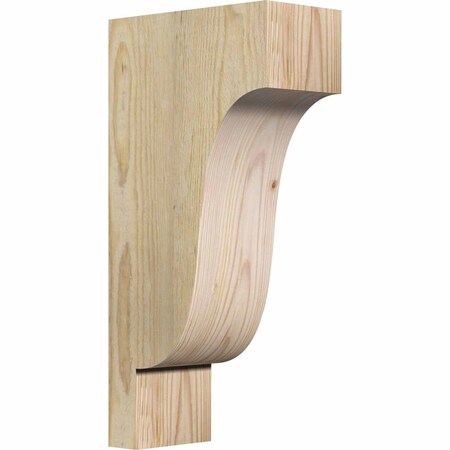 Ekena Millwork Newport Rough Sawn Corbel, Douglas Fir, 4"W x 8"D x 16"H COR04X08X16NEW00RDF